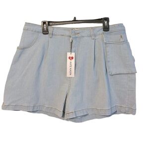 Kate Kasin Women’s Lt Denim Shorts